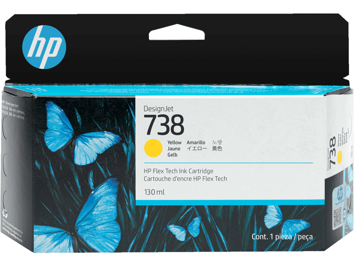 Cartouche HP 498N7A jaune